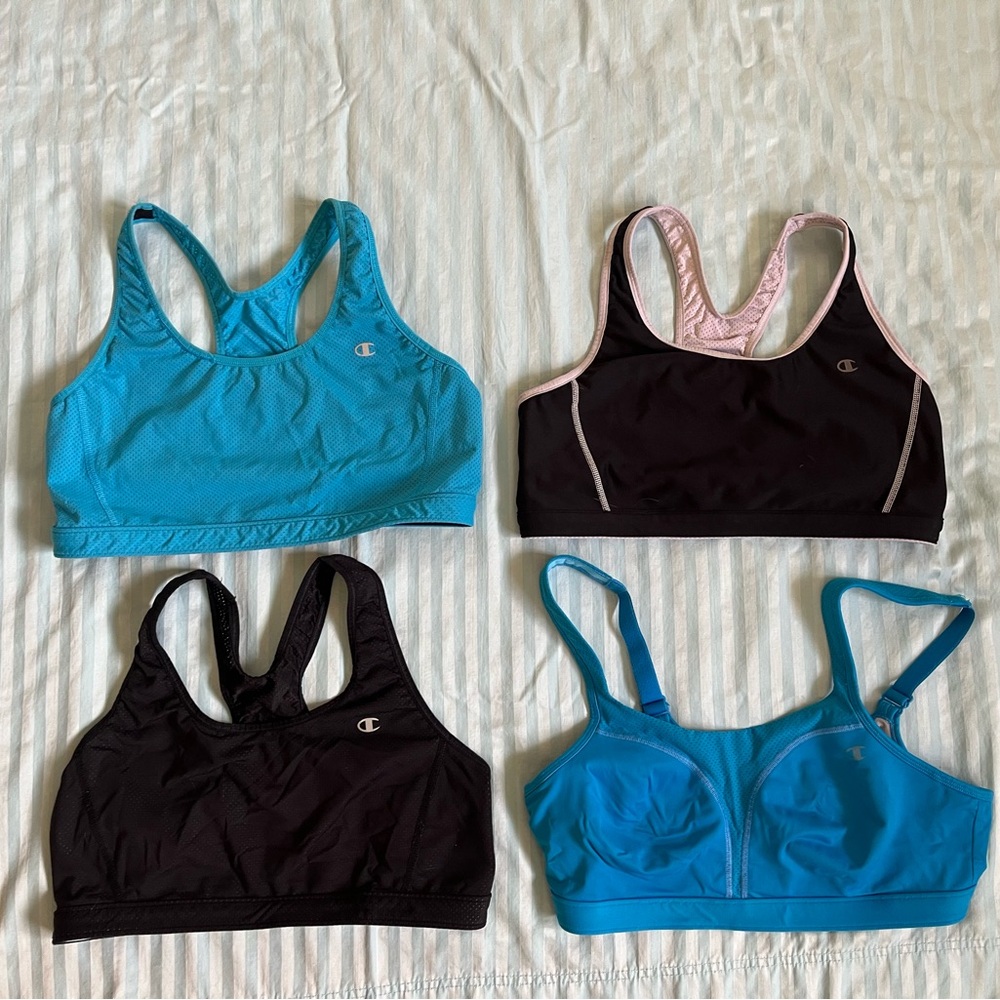 Champion sports bras (set of 4)